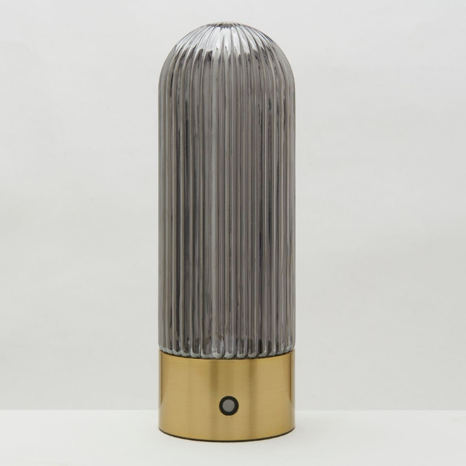Lampe à poser Touareg fumée H.50cm