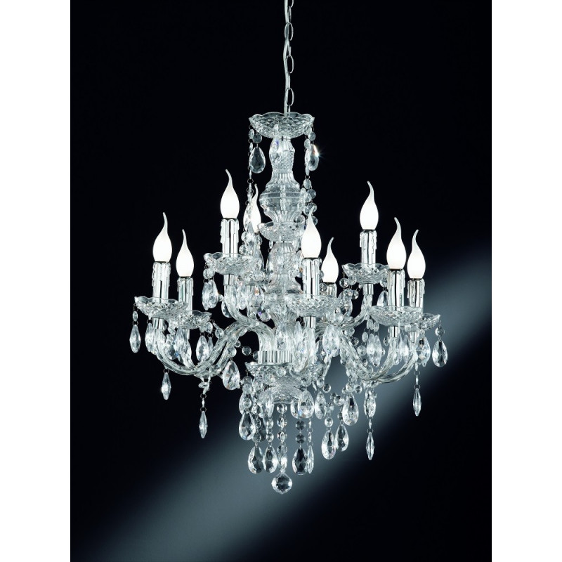Lustre baroque en acrylique, LUSTER
