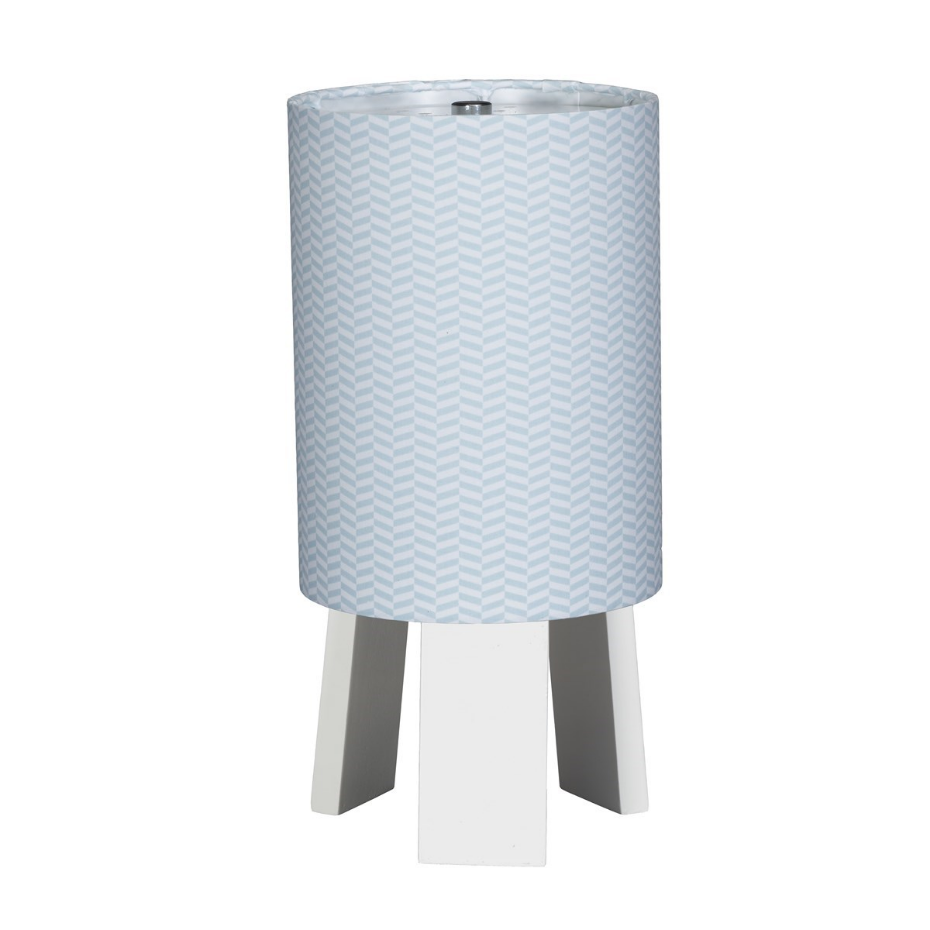 Lampe de chevet avec pied en coton
