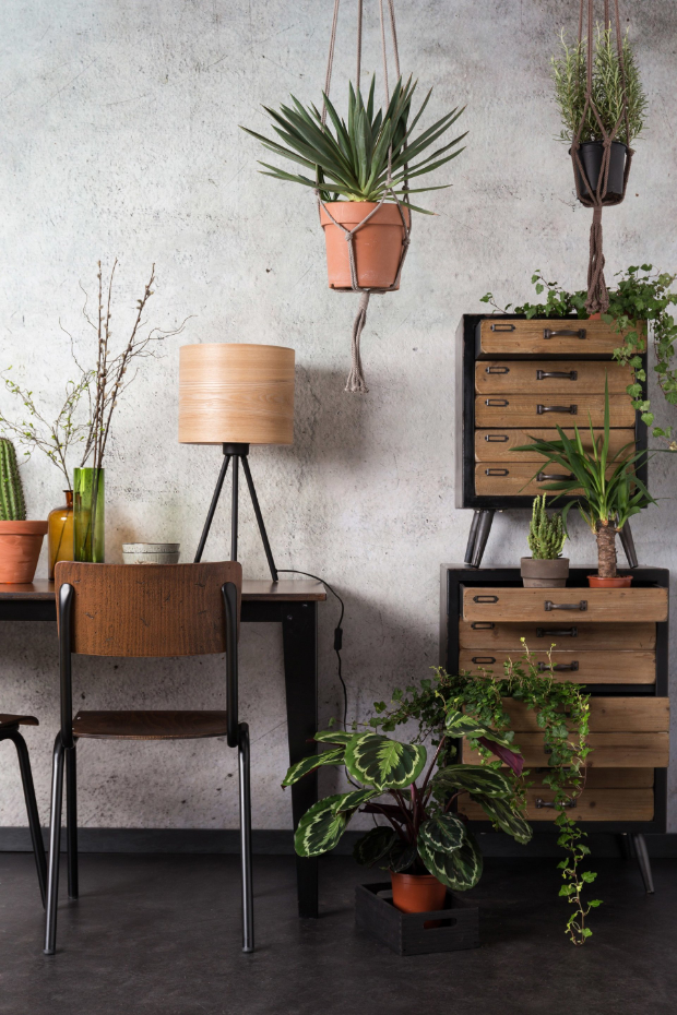 Lampe design en bois bohème, WOODLAND