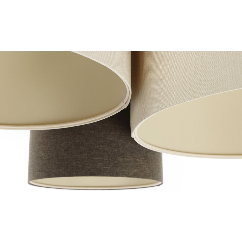 Plafonnier rond en tissu pour salon Boho Elegant