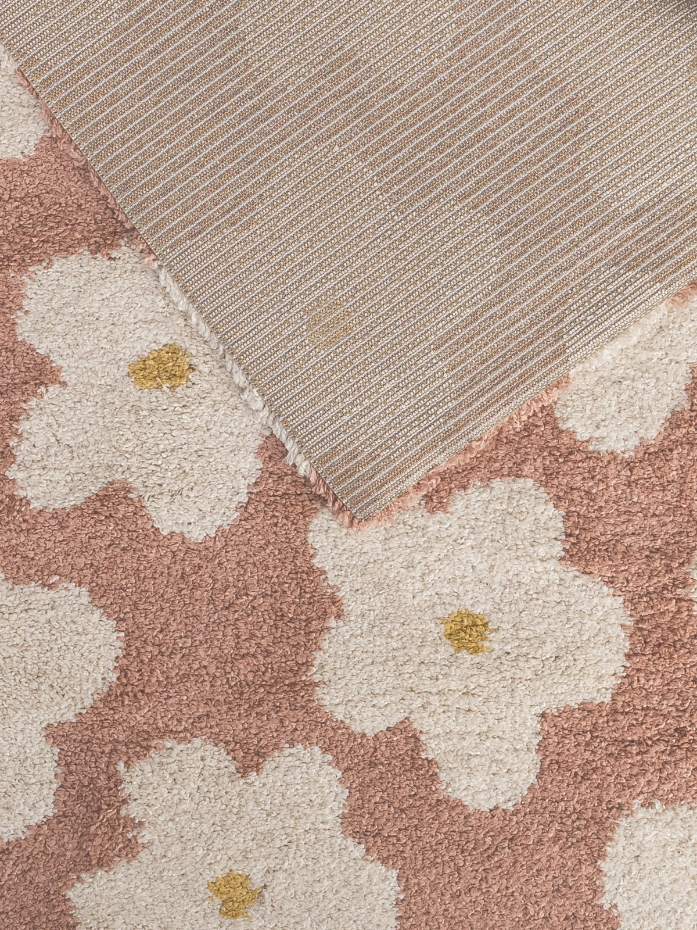 Tapis enfant épais et confortable FLEURS