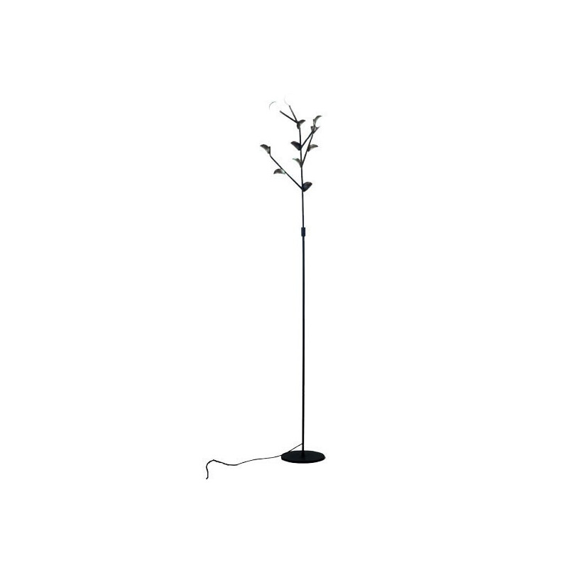 Lampadaire Noir Poésie 11 Lampes LED