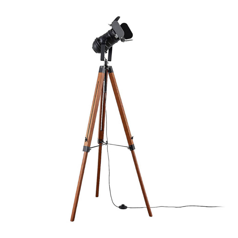 Lampadaire en bois industriel, Hilma