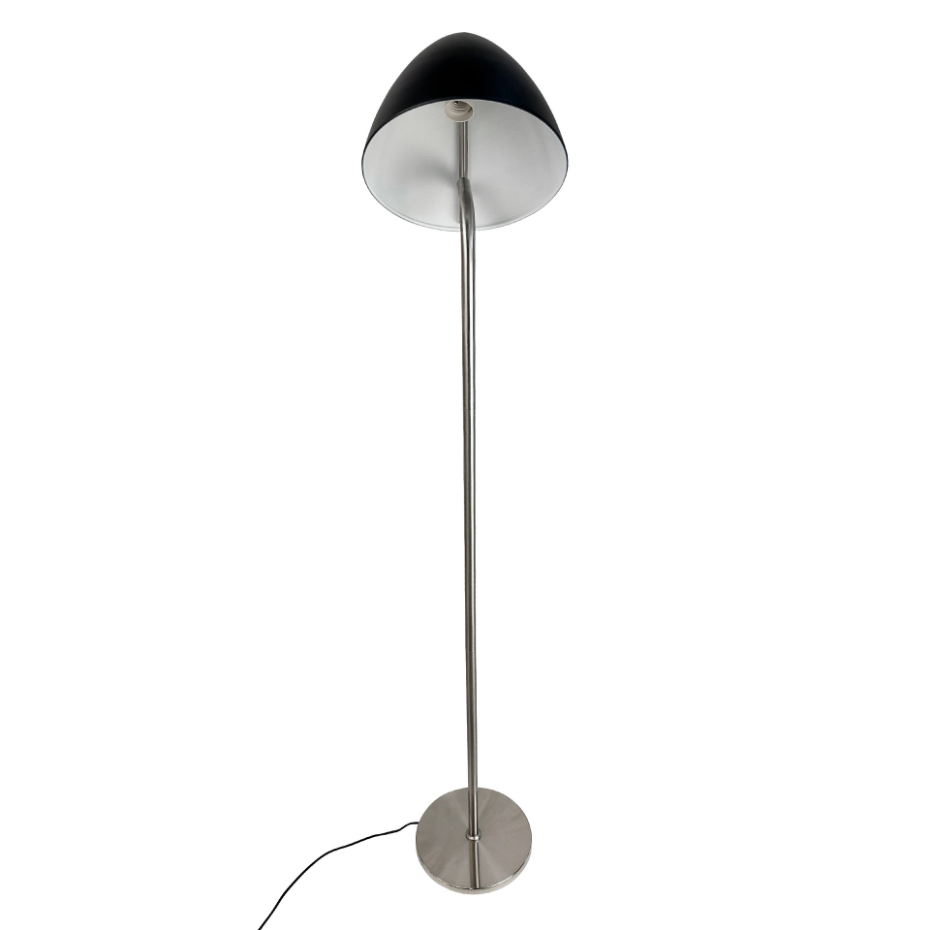 Lampadaire en Métal, noir et laiton OULU