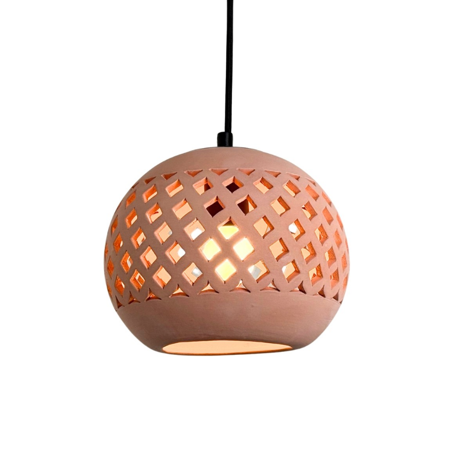 Suspension en terre cuite, YAZO