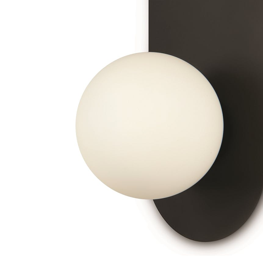 Applique murale design en métal 1 globe MESA