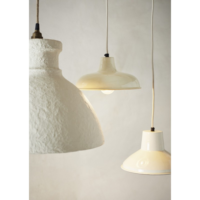Lampe suspension industrielle métal