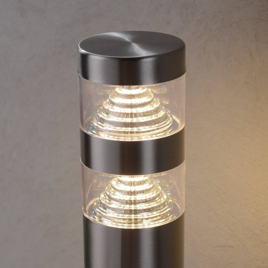 Luminaire extérieur en inox moderneLED