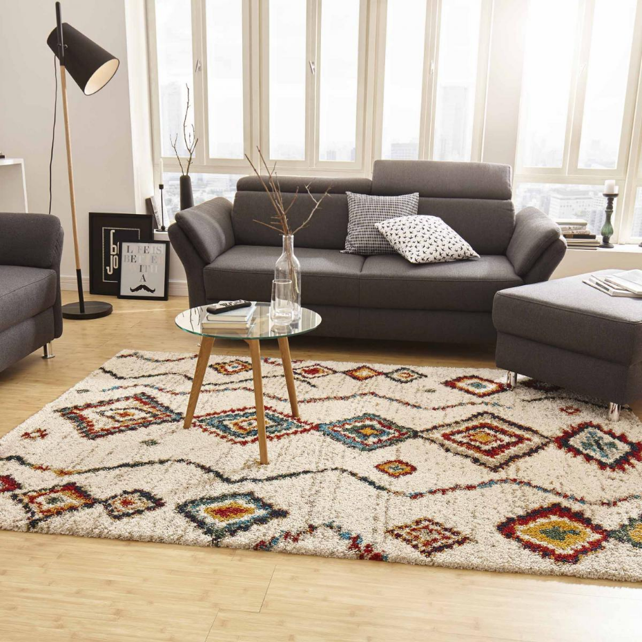 Tapis berbère, motif shaggy authentique, BERBERO confort