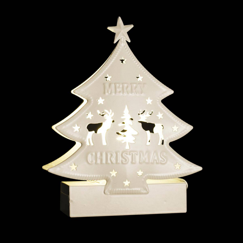 Sapin lumineux 2 LED blanc chaud