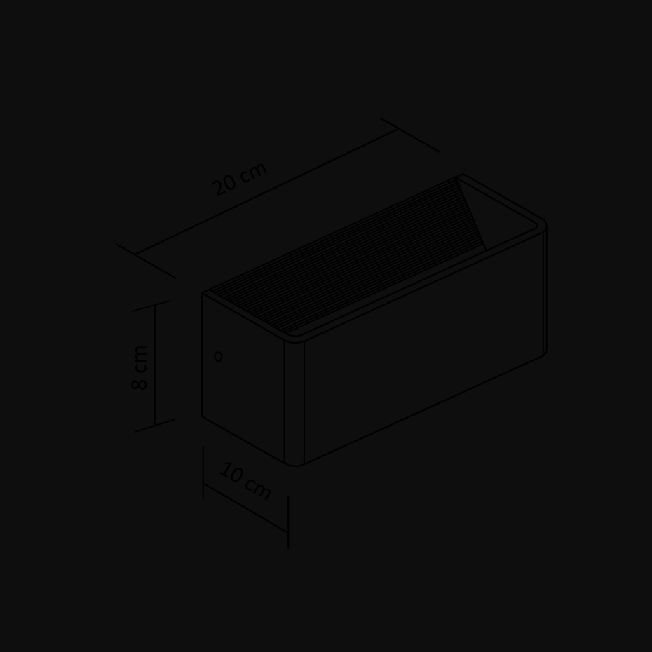 Applique murale dimmable - QUADRA