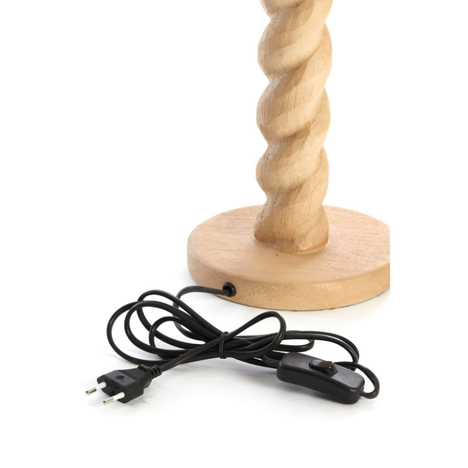 Base De La Lampe Bois NANNO
