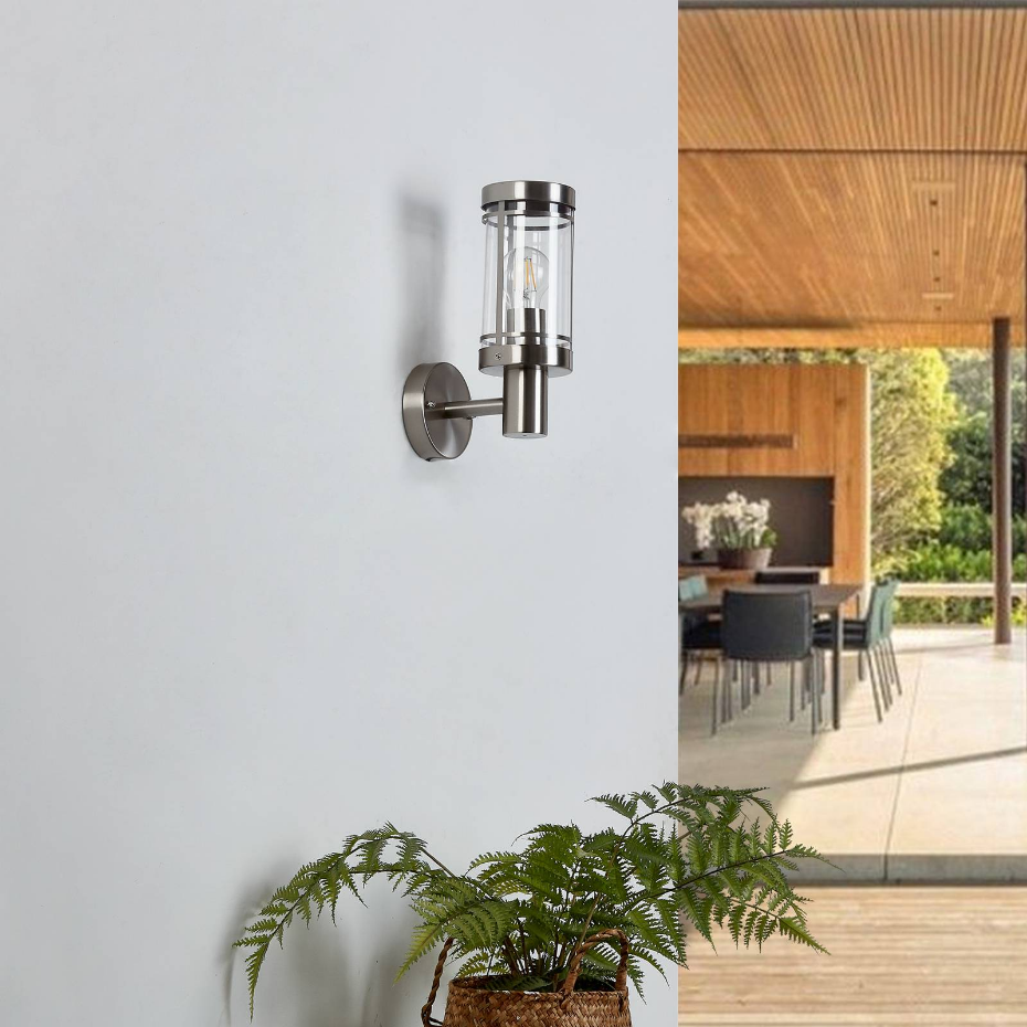 Applique extérieure en inox moderne, Djori