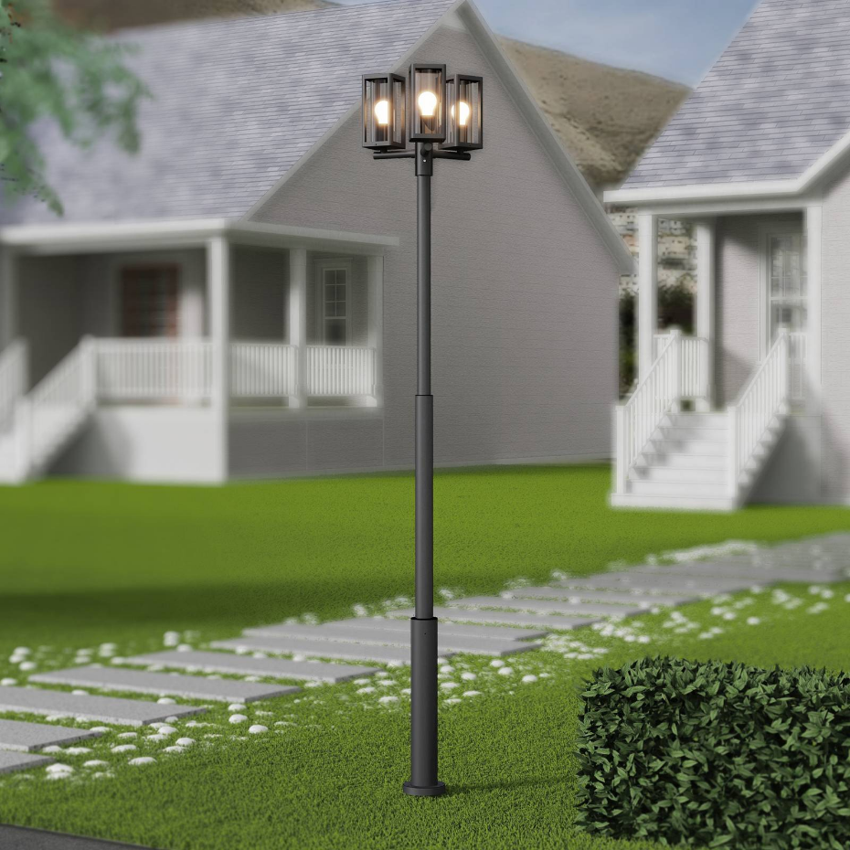 Lampadaire extérieur en aluminium, Siveta
