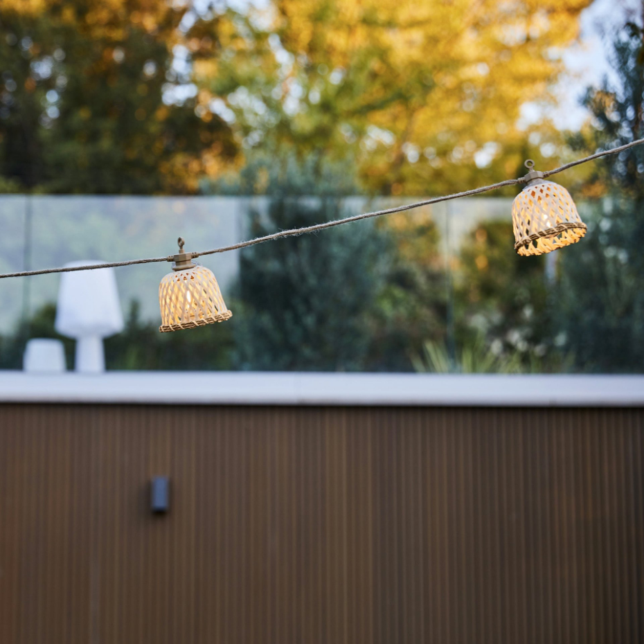 Guirlande solaire MALY HYBRID 20 ampoules 13M