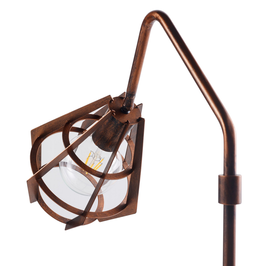 Lampadaire Intérieur Arc Métal Ciment RUSTICA