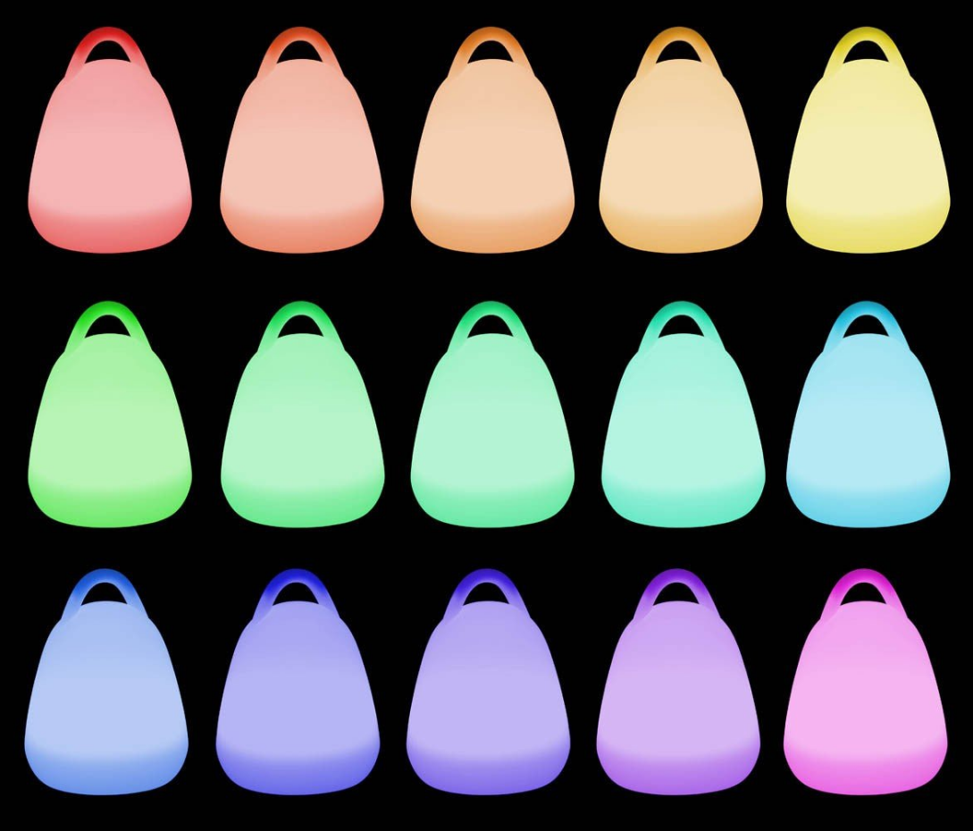 2 baladeuses sans fil flottante LIBERTY H24cm
