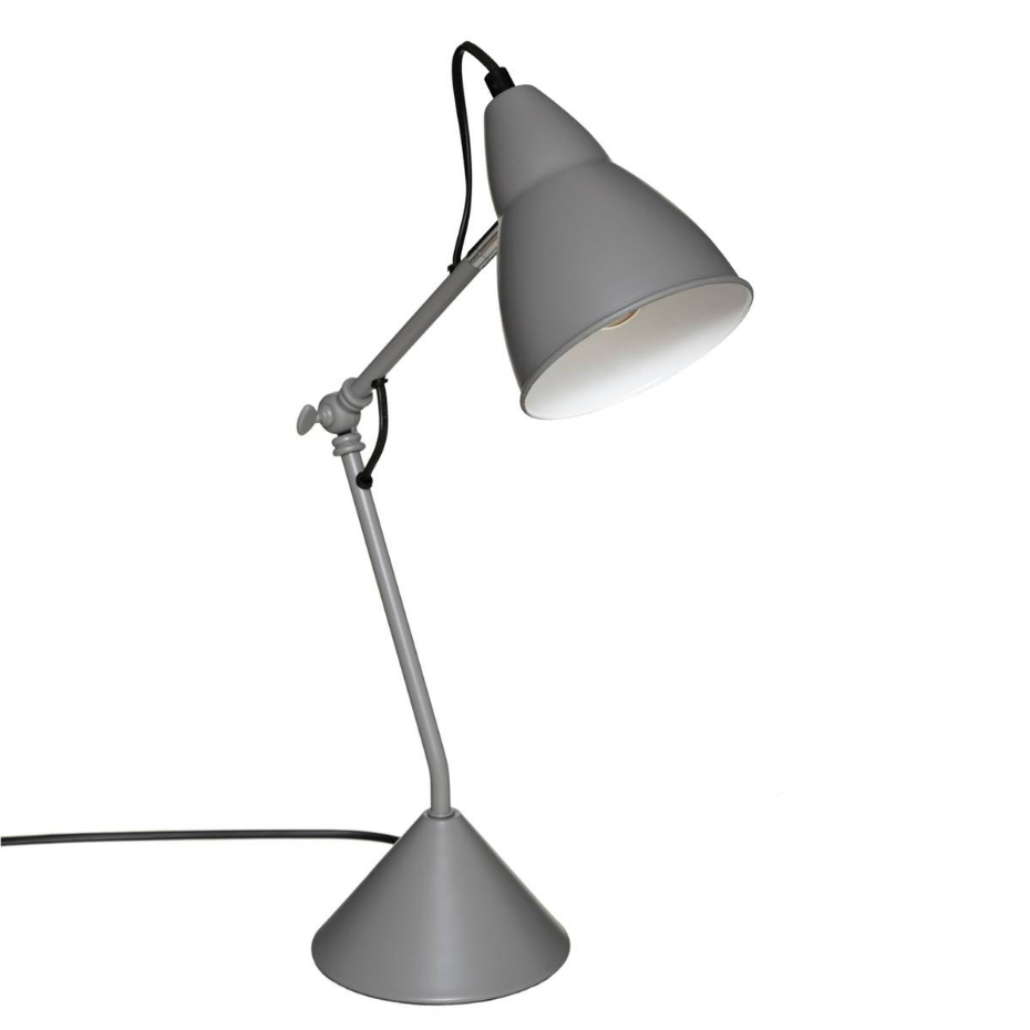 Lampe articulée bureau base ciment design AUDE