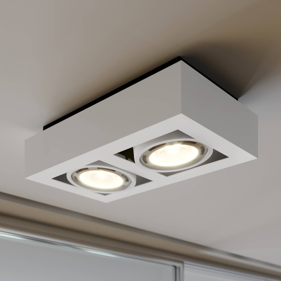 Plafonnier en aluminium moderne, Ronka