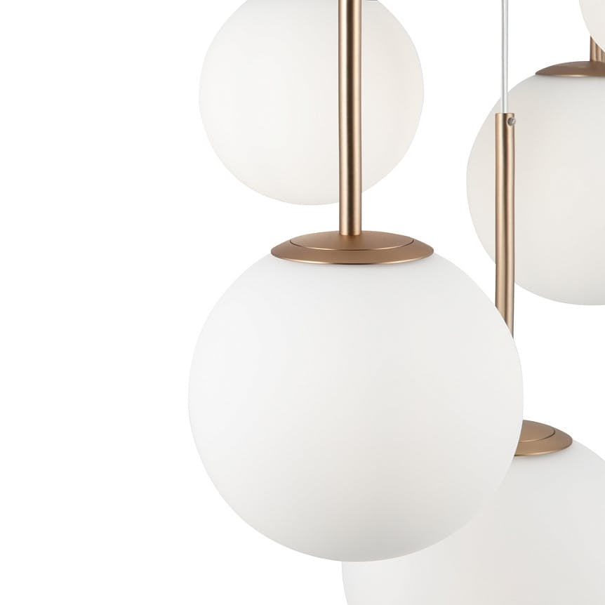 Suspension 5 globes en grappe ajustables DELTONA