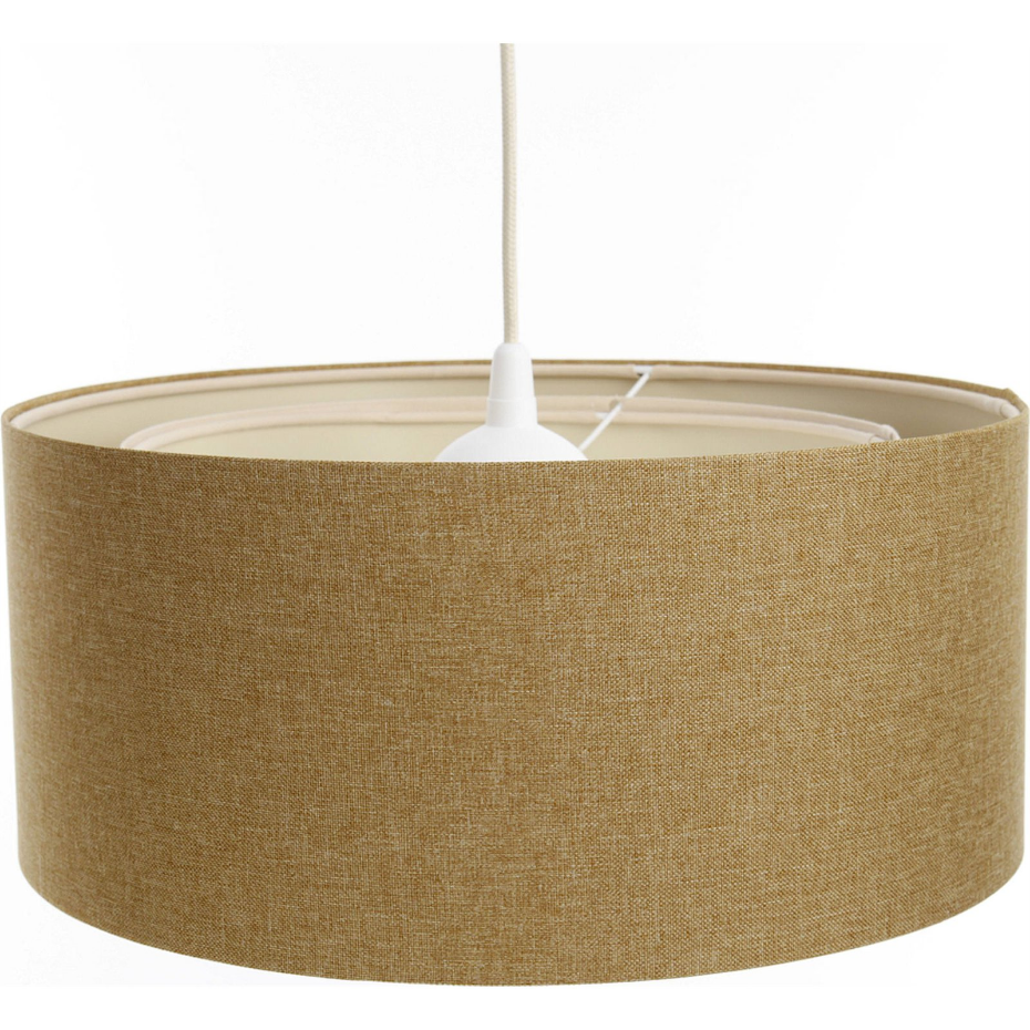 Suspension ronde en tissu Boho Elegant