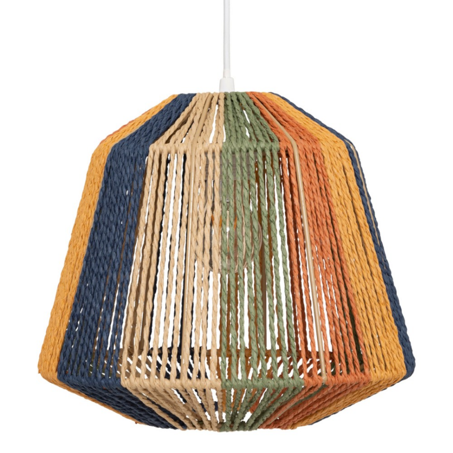 Suspension Corde Multicolore Diam 29