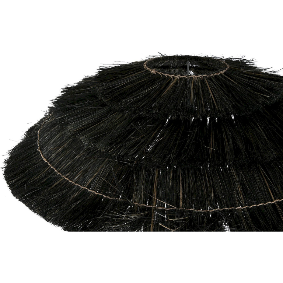 Lampadaire rond en métal style tropical