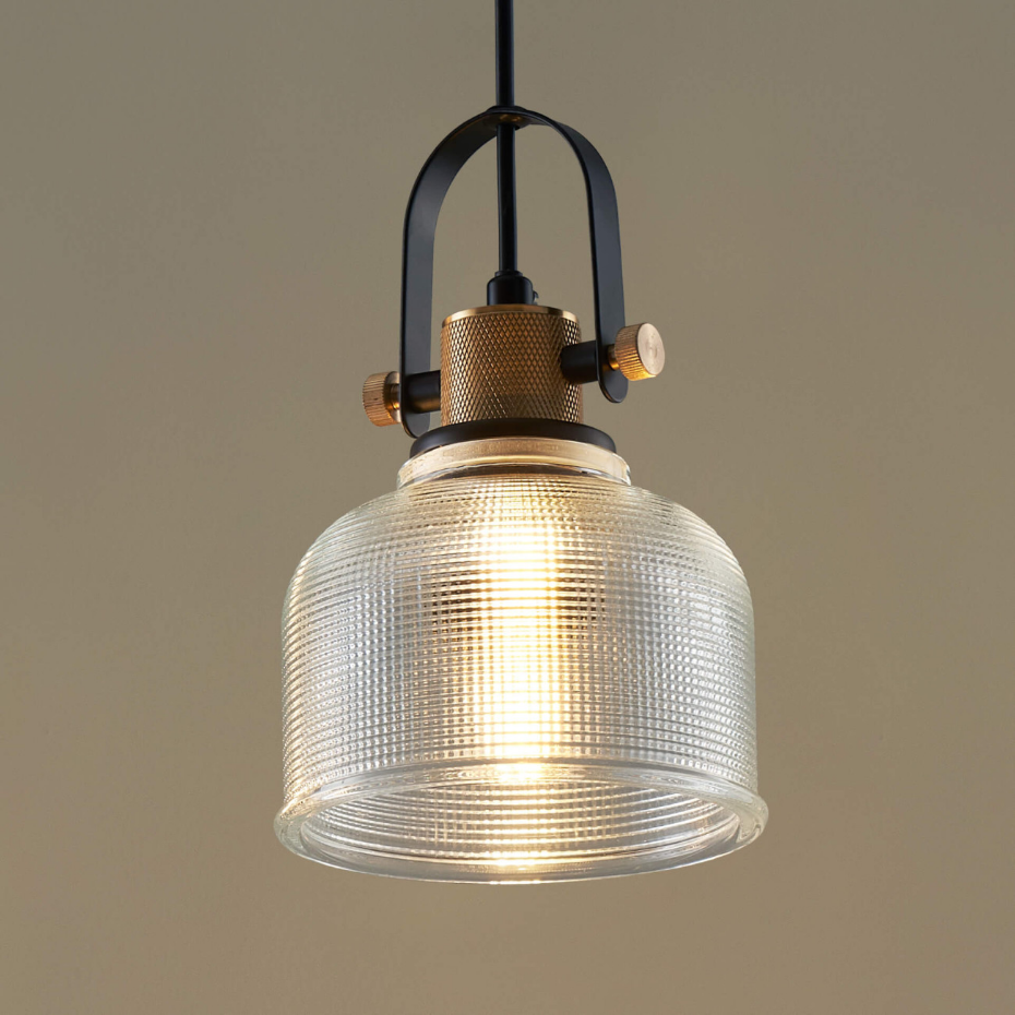 Suspension Design Vintage en Verre - VELA
