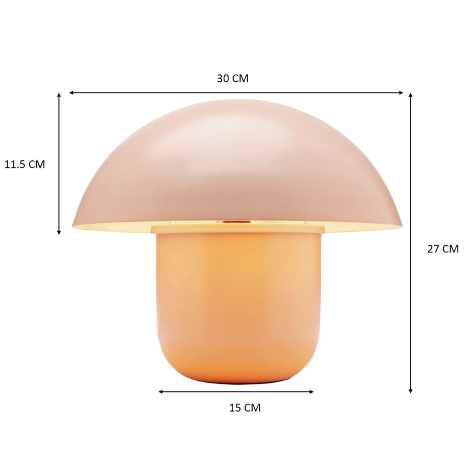 Lampe champignon en acier, MUSHROOM