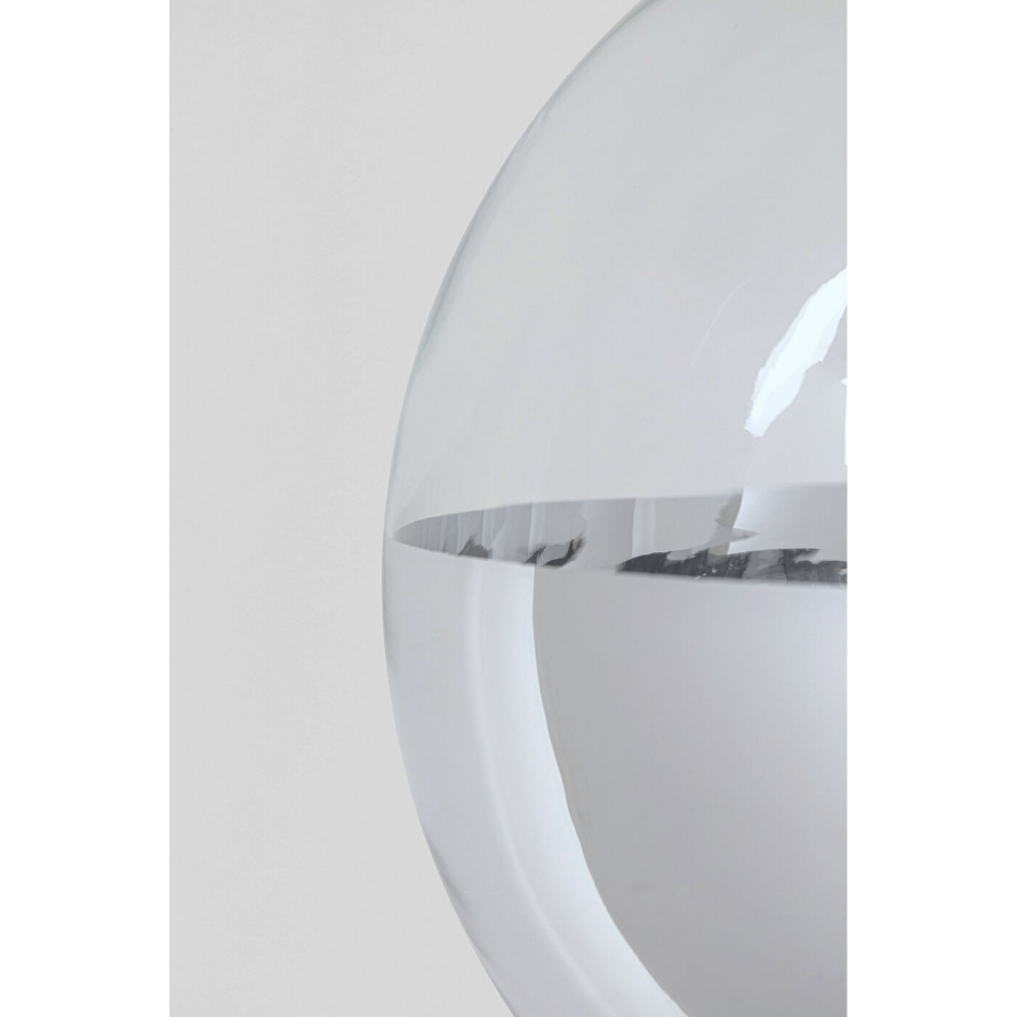 Lampadaire en verre et acier, DISCO BALL