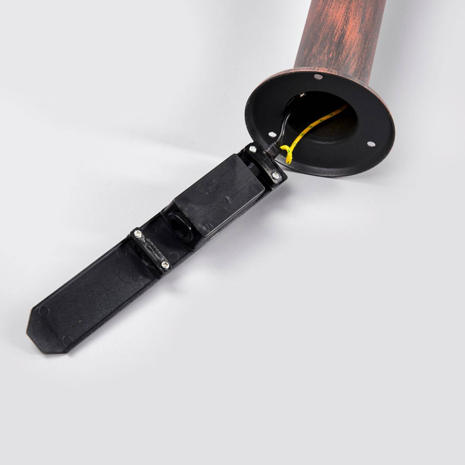 Luminaire extérieur en inox traditionnelLED