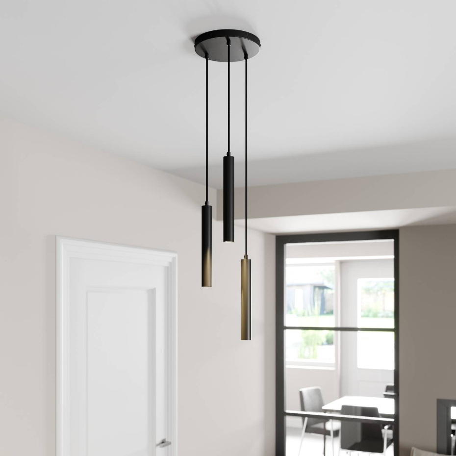 Suspension en aluminium moderneLED, Franka