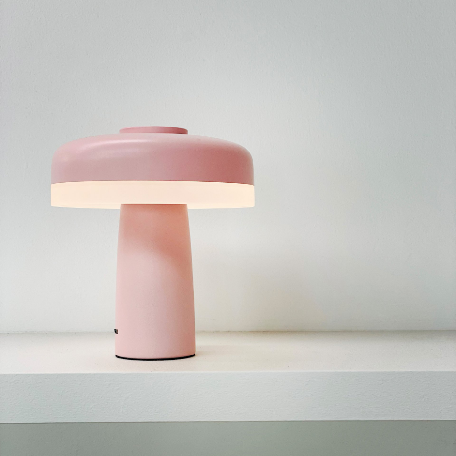Lampe à poser LED Porter rose