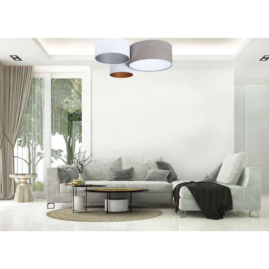 Plafonnier en tissu Trio