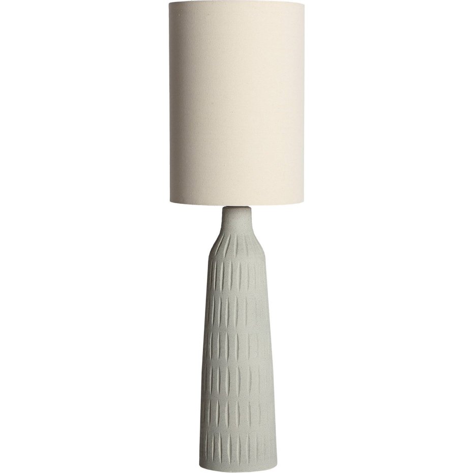 Lampadaire en céramique avec abat-jour