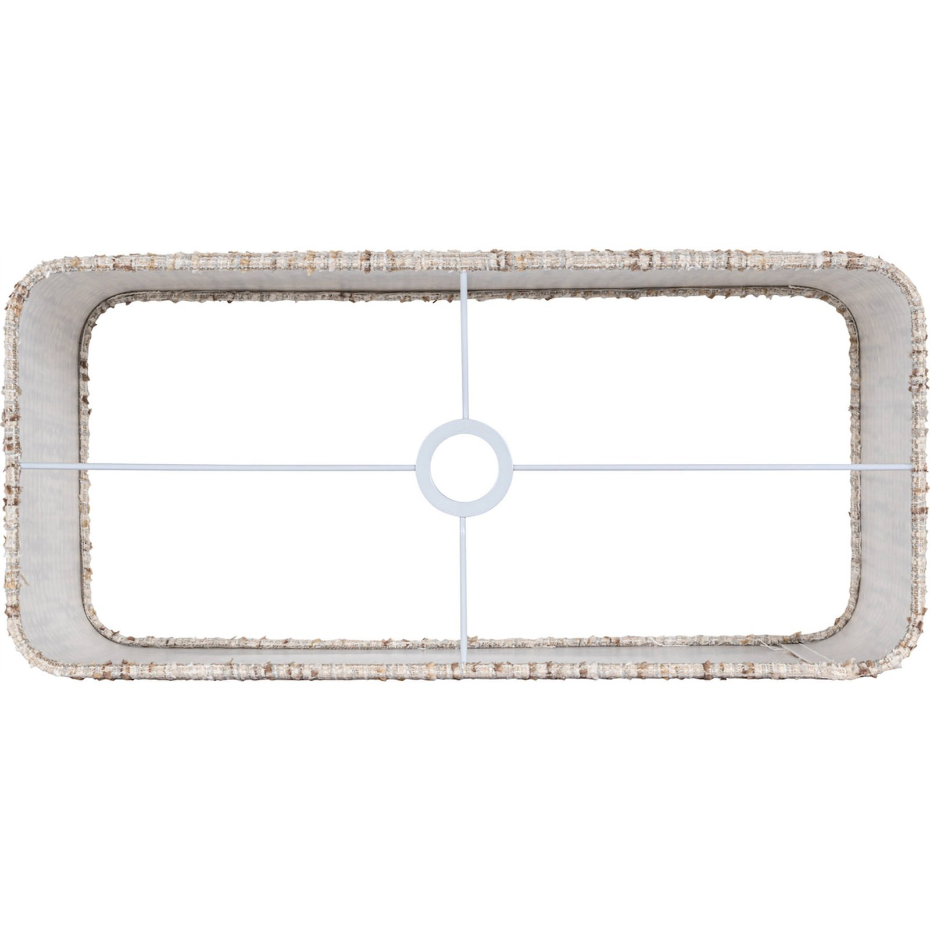 Abat-jour rectangulaire en polyester