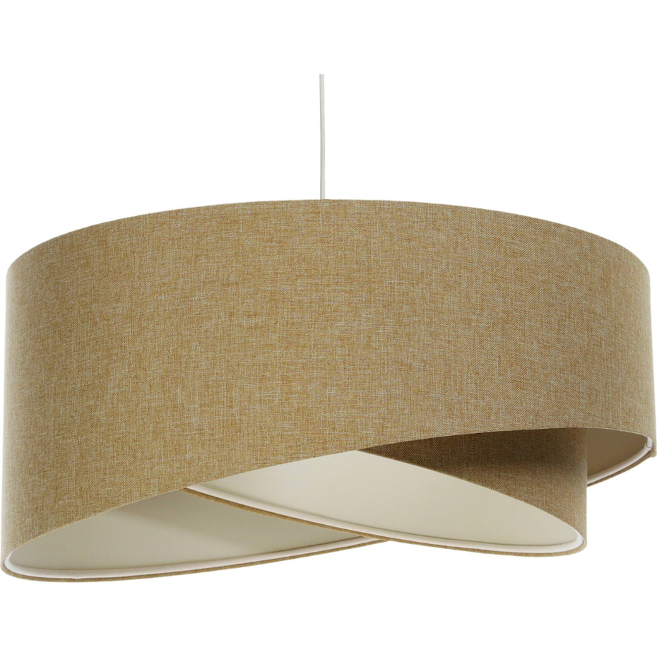 Suspension en tissu rond style boho