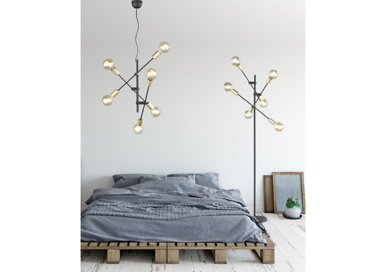 Suspension en métal industriel, D.54.5 , CROSS
