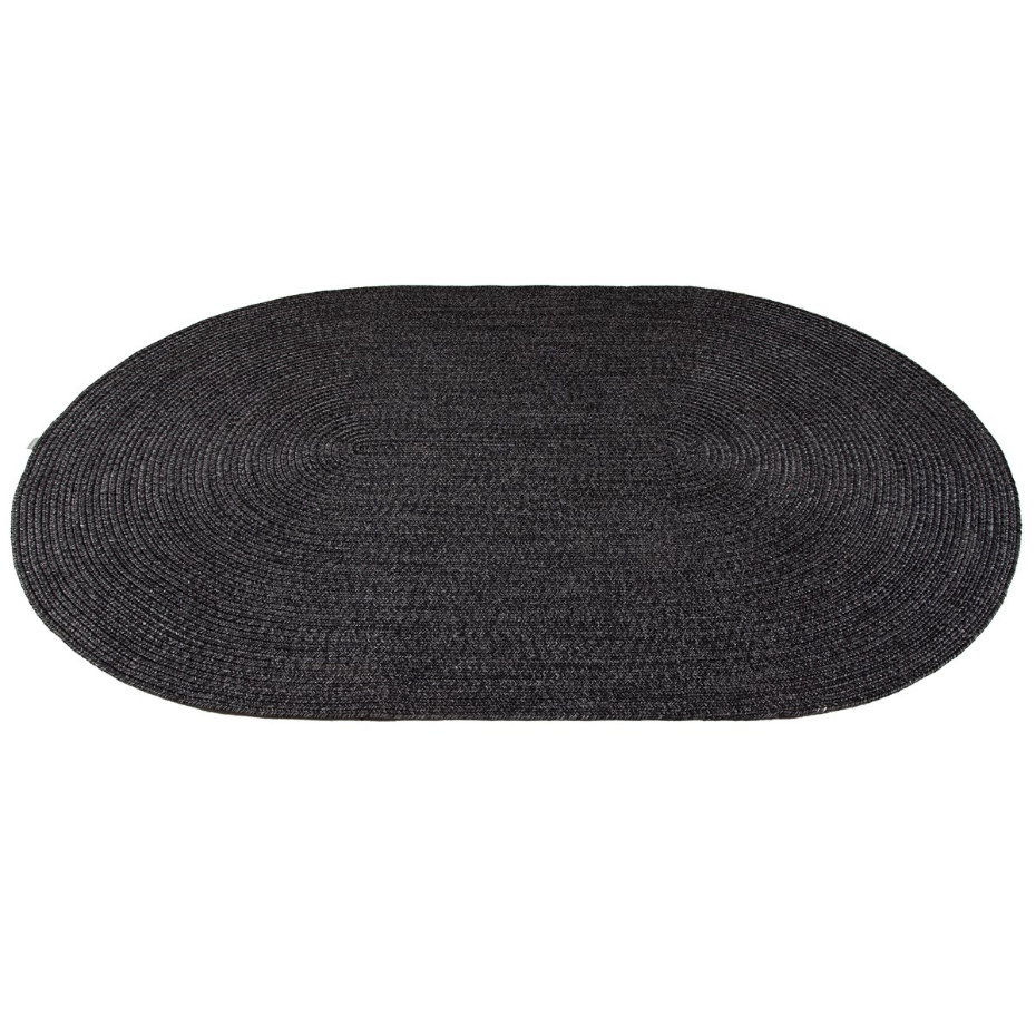 Tapis rond ou oval style jute intérieur extérieur JUTY