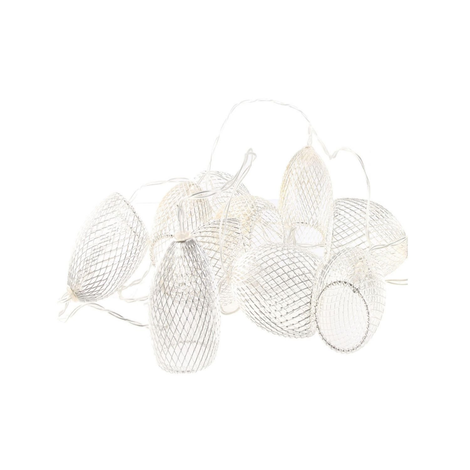 Guirlande lumineuse en métal 10 LED Cage - L. 175 cm