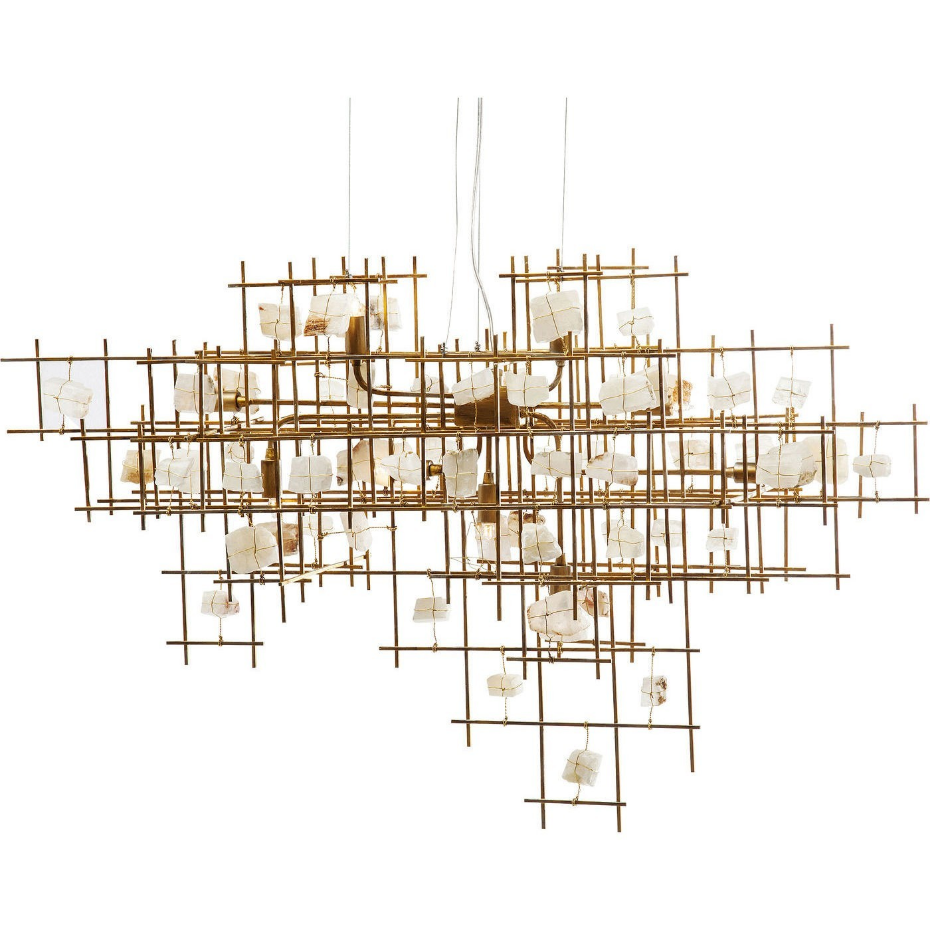 Suspension en pierre et acier, STONE MOBILE