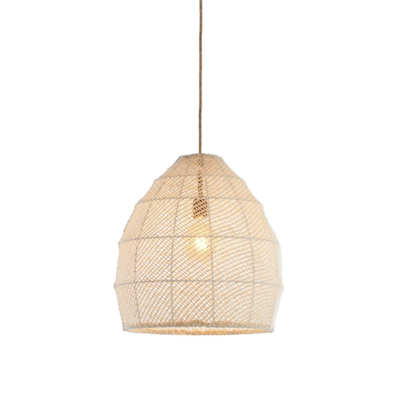 Suspension en soie crème Makassar D42