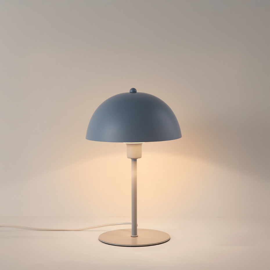 Lampe à poser, forme champignon en métal fer, Capi