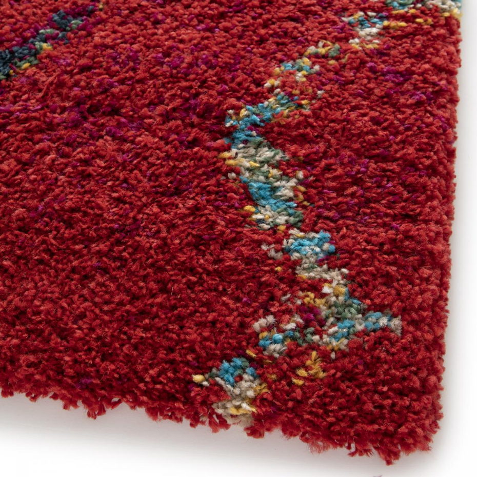 Tapis shaggy tissé motif berbère AMORE 4