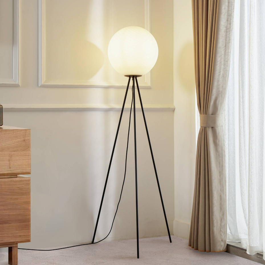 Lampadaire en verre moderne, Kestralia