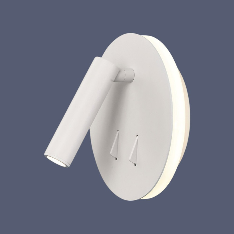 Applique led Tête De Lit blanc mat Cayman
