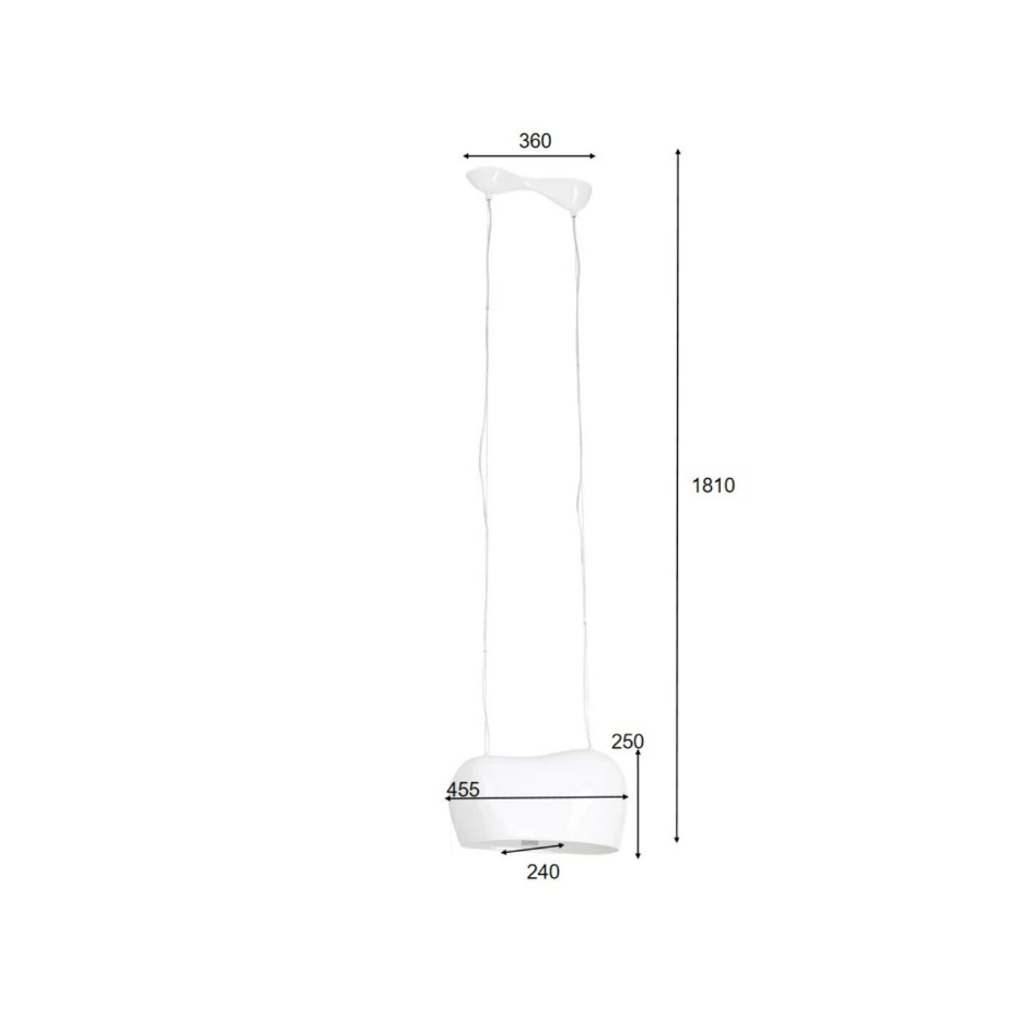 Suspension en fibre de verre 50cm, CLOUD BEAM