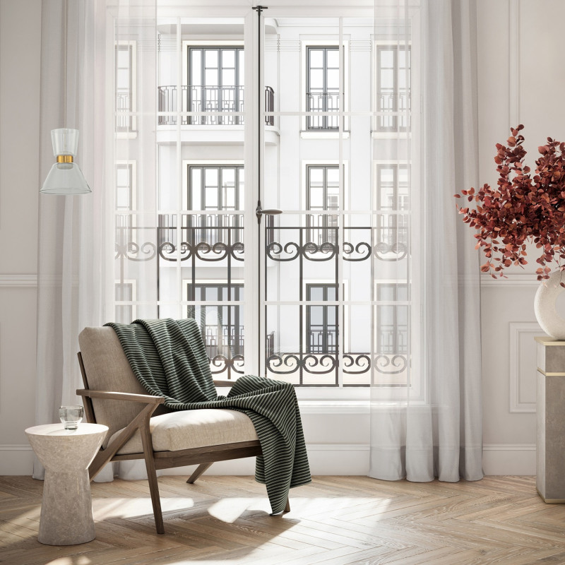 Suspension en verre vintage, D.18