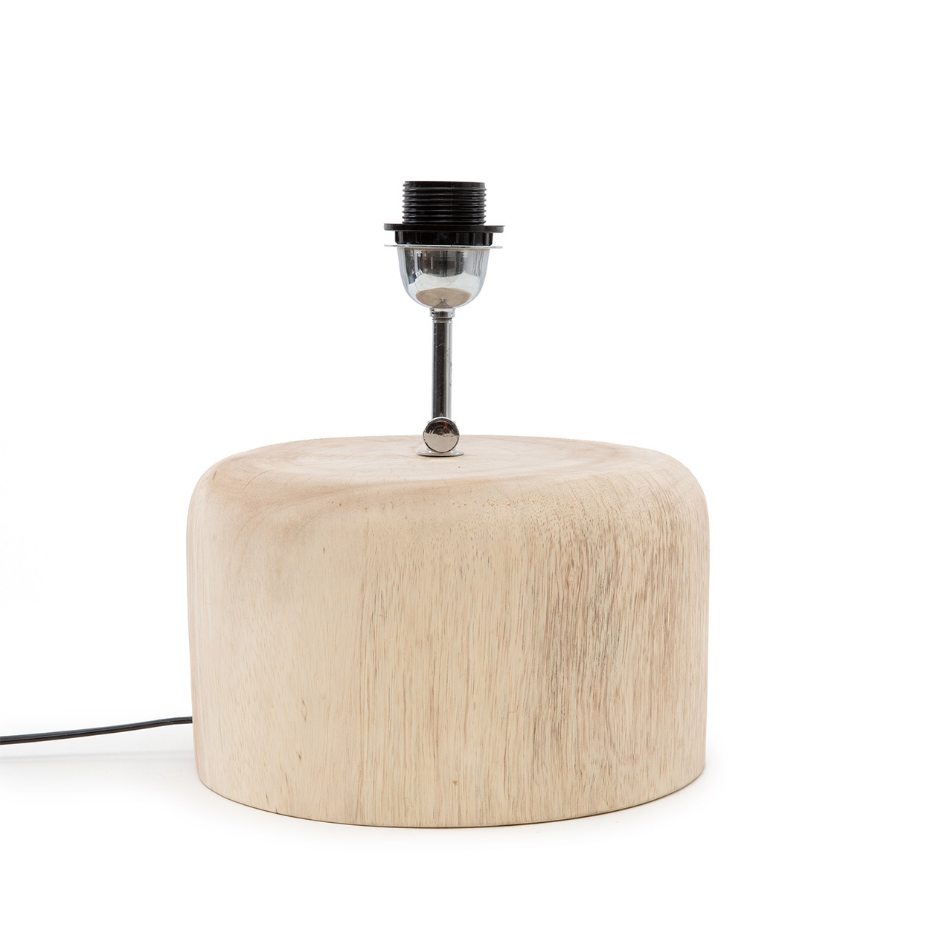 Base de lampe en bois de teck WOOD